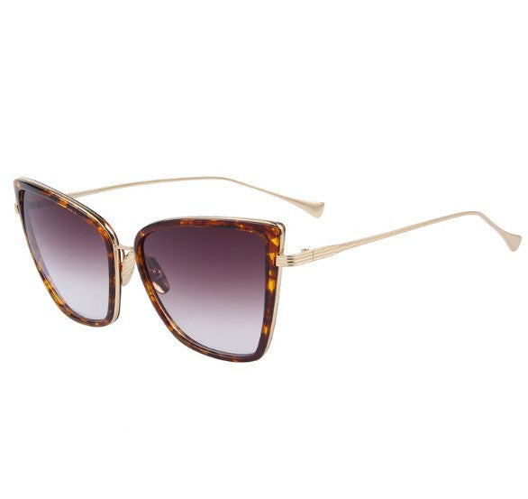 Metal Cat Eye Design Sunglasses